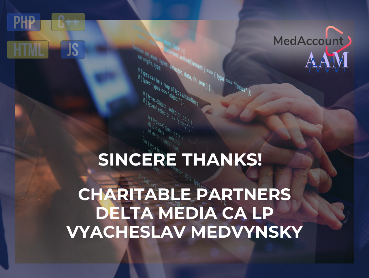 Development of the educational platform: a charitable contribution from Delta Media CA LP and Vyacheslav Medvinskyi