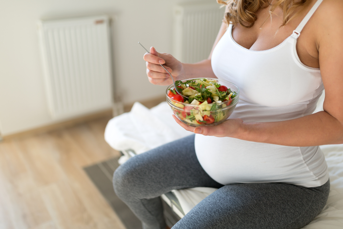 How does a mother’s diet lead to child obesity?