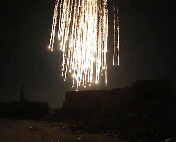 The occupiers use phosphorous shells in the Donetsk region