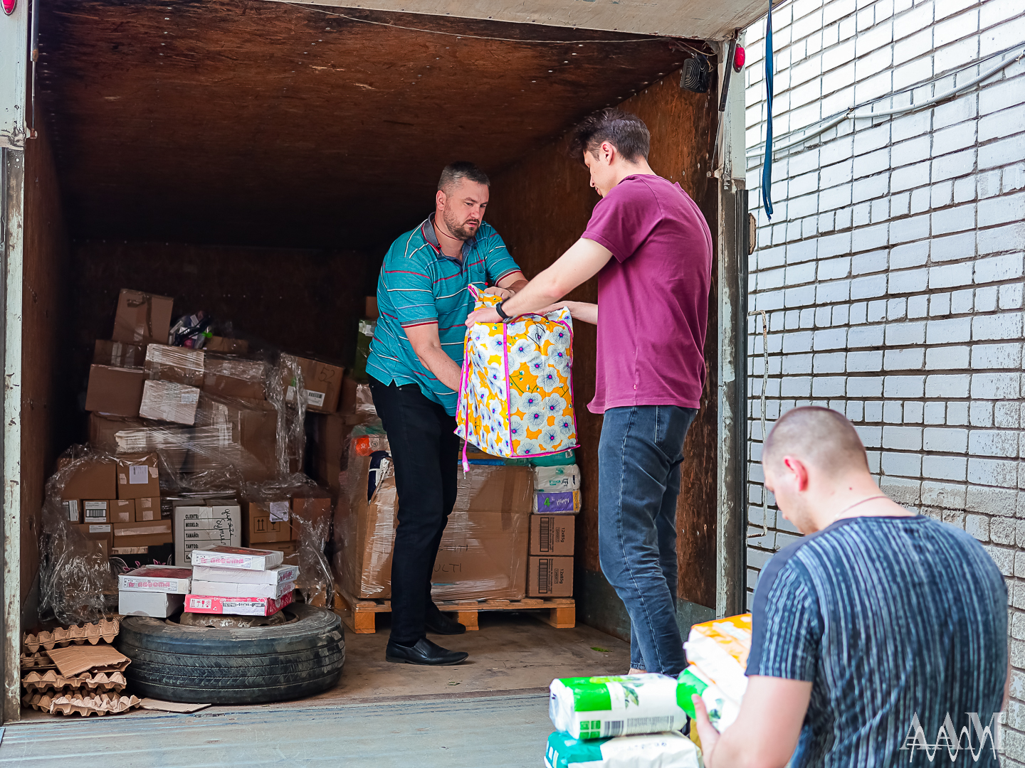 AAM members attracted a large consignment of humanitarian aid from philanthropists from Ternopil